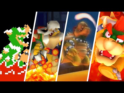 Evolution of Bowser Dying in Lava (1985-2021)