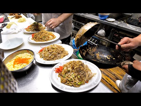 Top Tier Chinese Wok Skills! Non-stop Orders of Sauce Yakisoba and Fried Rice | Japanese Street Food