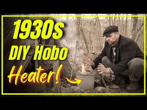 1930s Non Electric Hobo Heater – DIY Survival Heat Source!