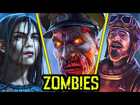 BLACK OPS 4 ZOMBIES: THE MOVIE (Aether Story) - ALL EASTER EGG CUTSCENES, INTROS AND FULL STORYLINE