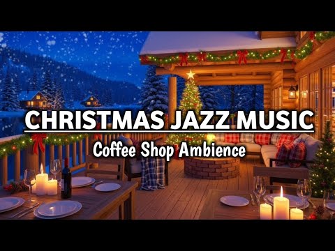 Christmas Jazz Instrumental Music & Cozy Coffee Shop Ambience 🎄 Smooth Piano Jazz Music for Relaxing
