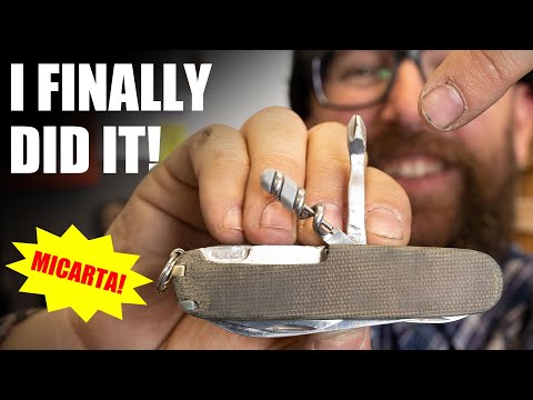 I Made The Perfect EDC Pocket Tool! || Victorinox Compact With Micarta!