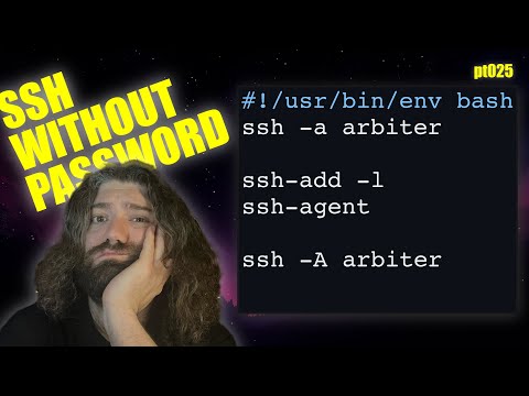 Passwordless ssh with keys using `ssh-agent` - You Suck at Programming #025