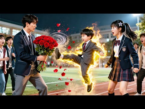 A 50-year-old dad is reborn as an eight-year-old—he stops the villain trying to marry his daughter!