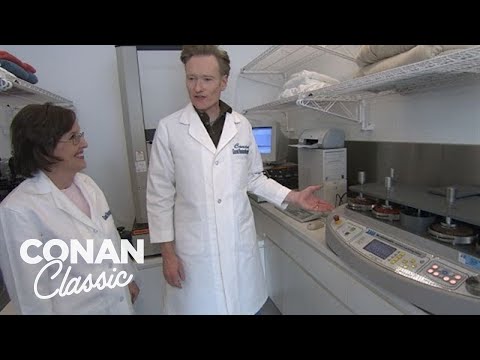 Conan Visits The "Good Housekeeping" Laboratory | Late Night with Conan O’Brien
