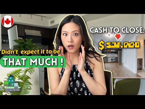 How much CASH upfront I needed to buy a house in Canada (Closing cost details) 🏡💵