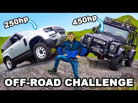 New Defender v Old Defender: Off-Road Challenge