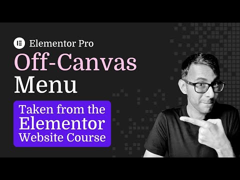 Build an Elementor Off-Canvas Menu