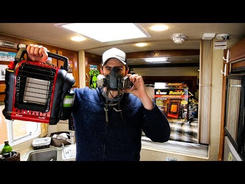 Are BUDDY HEATERS SAFE Inside an RV ?? | Carbon Monoxide FULL TEST( REVIEW)