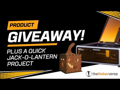 Creality Falcon A1 Giveaway and a Laser Cut Jack-O-Lantern