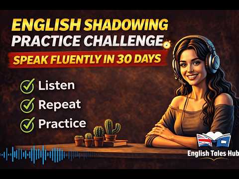 Shadowing Practice for Fluency | Daily English Speaking Challenge