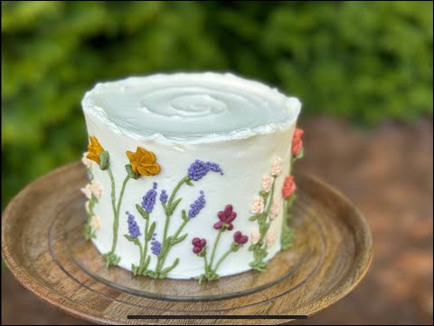 How to Decorate a Wildflower Smash Cake