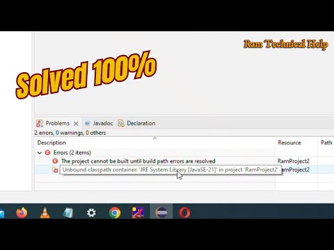 How to fix error the project cannot be built until build path errors are resolved in eclipse