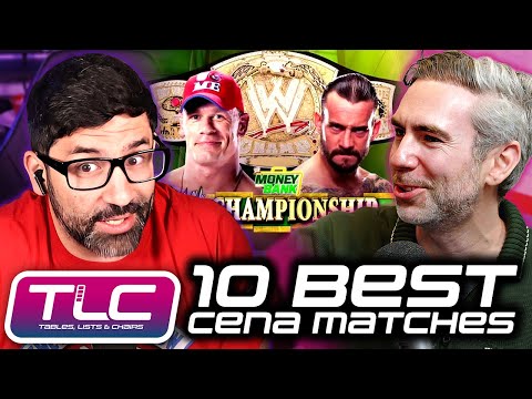 10 Best John Cena WWE Matches w/ MrSantiZap! | Tables, Lists & Chairs