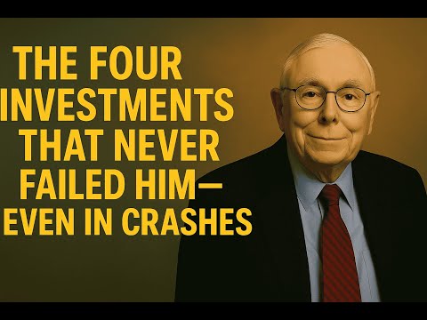 "Charlie Munger: The Four Investments That Never Failed Him—Even in Crashes"