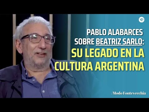 Pablo Alabarces: "Beatriz era la cuarta máquina de la cultura de este país"