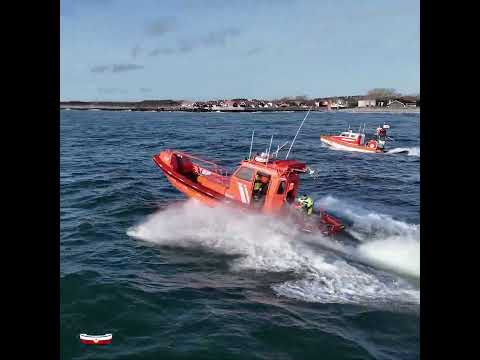 #SARfamily: Die #Seenotretter aus Wustrow 🇩🇪 &amp; Klintholm 🇩🇰 auf gemeinsamer Kontrollfahrt