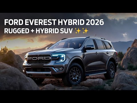 Ford Everest Hybrid 2026 Revealed 🔥 Bold Design, Rugged Power, High MPG & Smart Pricing