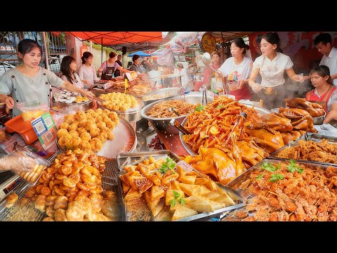 重庆赶场天花板！1元“三角粑”、手撕烤鸭、炸酥肉、麻辣花生米绝了、甜米糕、麻辣肥肠、川渝“童年味道”全安排