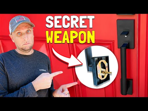 This Genius Feature Makes Installing A Door Handle Stress Free!  Kwikset Install