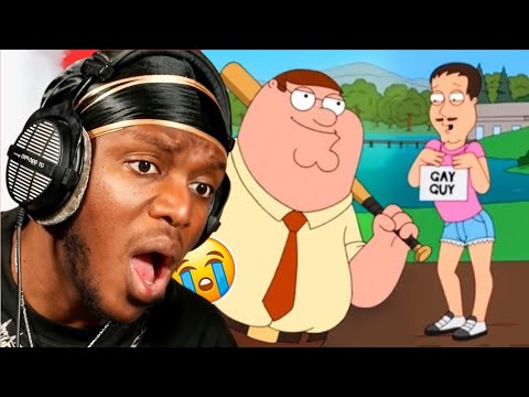KSI Reacts To Most Outrageous Family Guy Moments 💀