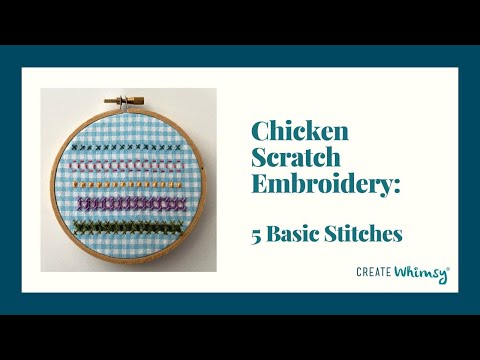 Chicken Scratch Embroidery Basics