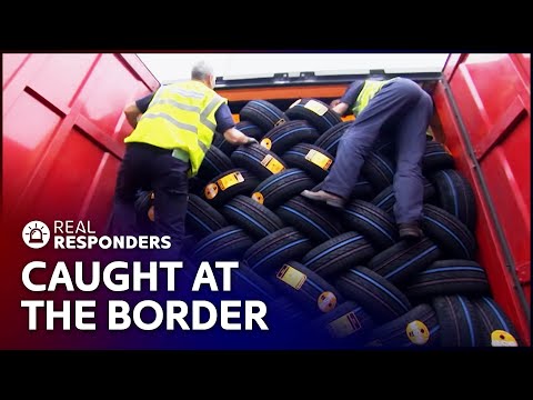 Border Agents Find Shocking Human Cargo in Truck Tires | Real Responders