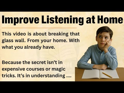 Improve English Listening at Home 🔥 | Build Real Confidence 💪 | Level 1 Beginners 🌟