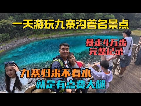 夏天的九寨溝完整記錄，帶娃暴走了四萬步，九寨歸來不看水，風景很美就是費大腿！
