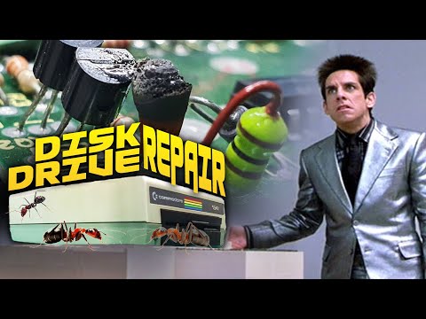 Commodore 1541 disk drive repair - the lights are on but nobody's home