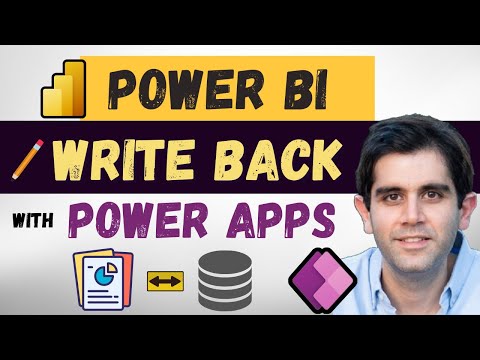 Write Back in Power BI with Power Apps Visual | Input Data from Power BI Tutorial