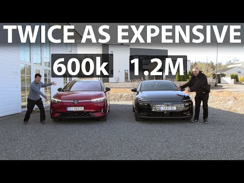 VW ID7 GTX Tourer vs Audi S6 e-tron Avant side-by-side comparison