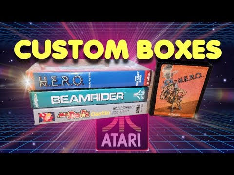 Custom Boxes For Atari 2600 Games