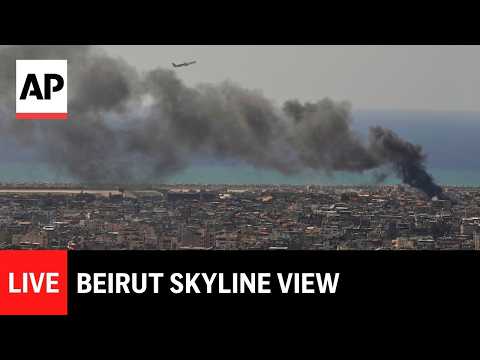 LIVE: Beirut skyline as Israel strikes Lebanon