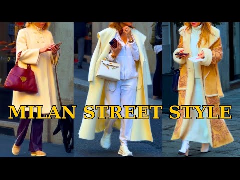 Trending winter street style in Milan❄️quiet luxury trends, elegant outfits and real Italian fashion