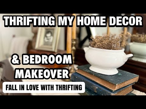 THRIFTING MY HOME DECOR * DECORATING WITH THRIFTED FINDS * BEDROOM MAKEOVER ON AN EXTREME BUDGET *