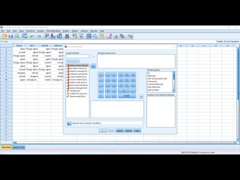 How to Manage Likert scale data in SPSS  (Amharic tutorial)