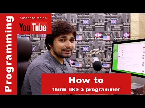 How to think like a programmer