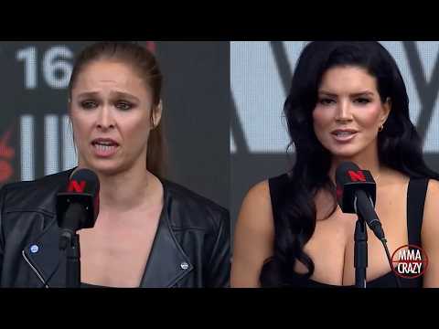 Ronda Rousey vs. Gina Carano Press Conference Highlights