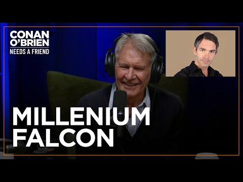 Harrison Ford On Destroying Jordan Schlansky’s LEGO Millennium Falcon | Conan O'Brien Needs A Friend