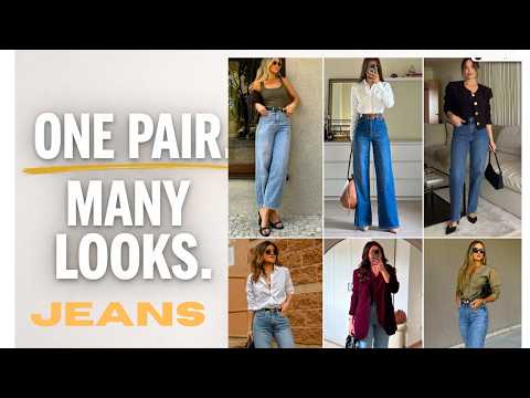 👉 One Pair of JEANS  Endless Looks.