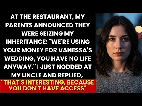 My Parents Said, "We’re Using Your Money For Vanessa’s Wedding"—I Replied, "You Don’t Have Access"