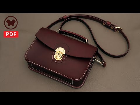 028 Making a mini Satchel bag(free PDF pattern) 미니 사첼백 만들기