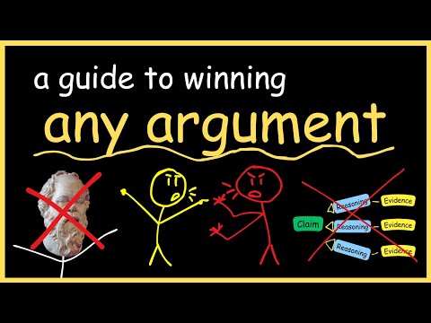 winning an argument is easy, actually