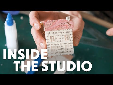 How to Make a Miniature Paper House from Book Pages | Step-by-Step | Country Living UK
