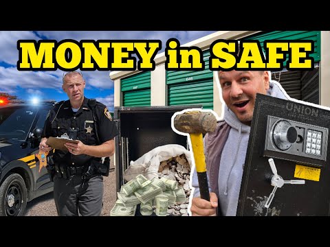 FOUND MONEY IN SAFE Storage Unit Owner WANTED BY POLICE