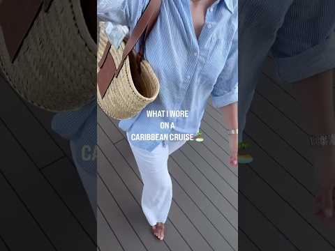 See all the outfits I wore on a Caribbean Cruise in my latest video 🏝️ #styleover40