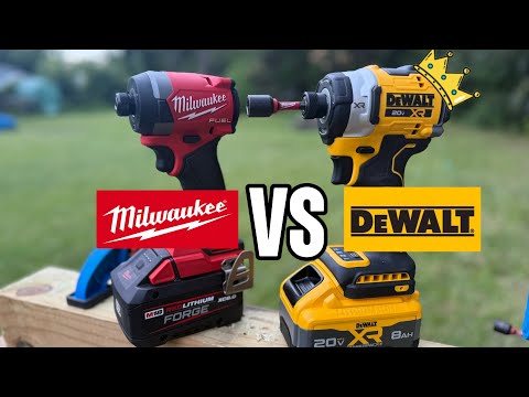 This is the WORLDS STRONGEST impact driver : Milwaukee VS Dewalt.