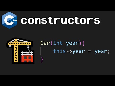 C++ CONSTRUCTORS explained easy 👷