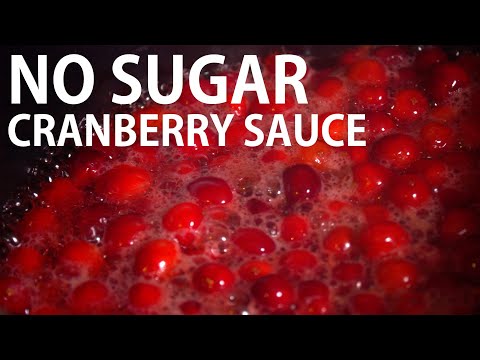 No Sugar Cranberry Sauce Recipe